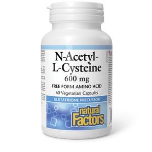 Natural Factors N-Acetyl-L-Cysteine  600 mg  60 Vegetarian Capsules