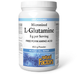 Natural Factors Micronized L-Glutamine   5 g  450 g Powder