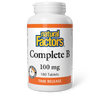 Natural Factors Complete B  Timed Release   100 mg  180 Tablets