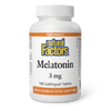 Natural Factors Melatonin   3 mg  180 Sublingual Tablets Peppermint