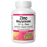 BISGLYCINATE DE ZINC 50MG 120VCAP NF 