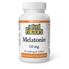 Natural Factors Melatonin  10 mg  90 Sublingual Tablets Peppermint