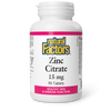 Natural Factors Zinc Citrate  15 mg  90 Tablets