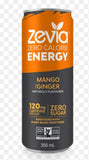 BOISSON 355 ZEVIA ENERGY MANGO/GINGER