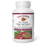 Natural Factors GrapeSeedRich®  Super Strength Grape Seed Extract  100 mg  90 Vegetarian Capsules