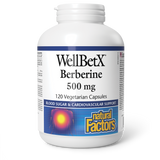 Natural Factors Berberine  500 mg  120 Vegetarian Capsules