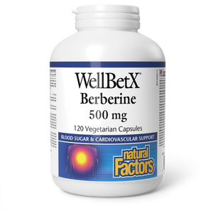 Natural Factors Berberine  500 mg  120 Vegetarian Capsules