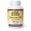 Natural Factors Coenzyme Q10  100% Natural   200 mg  120 Softgels