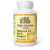 Natural Factors Super Immune Formula  Vitamins A, D3, Zinc & Omega-3    90 Liquid Softgels