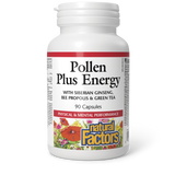 Natural Factors Pollen Plus Energy   90 Capsules