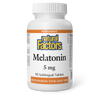 Natural Factors Melatonin  5 mg  90 Sublingual Tablets Peppermint
