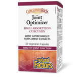 Natural Factors Joint Optimizer High Absorption Curcumin   60 Vegetarian Capsules