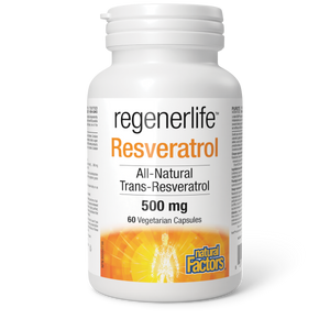 Natural Factors Resveratrol  500 mg  60 Vegetarian Capsules