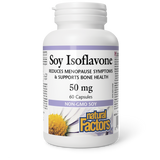 Natural Factors Soy Isoflavone  50 mg  60 Capsules