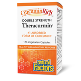 Natural Factors Theracurmin CurcuminRich  Double Strength   60 mg  120 Vegetarian Capsules