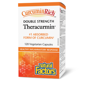 Natural Factors Theracurmin CurcuminRich  Double Strength   60 mg  120 Vegetarian Capsules