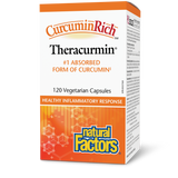 Natural Factors Theracurmin CurcuminRich  30 mg  120 Vegetarian Capsules