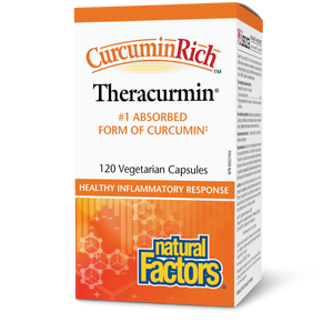 Natural Factors Theracurmin CurcuminRich  30 mg  120 Vegetarian Capsules