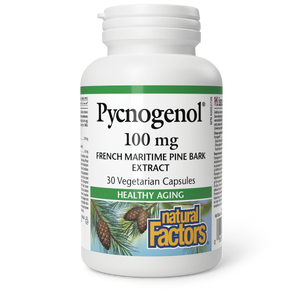 Natural Factors Pycnogenol  100 mg  30 Vegetarian Capsules