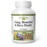 Natural Factors Lung, Bronchial & Sinus Health   90 Tablets