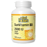 D3-VIT 2500 UI 500TAB FACTEURS NATURELS