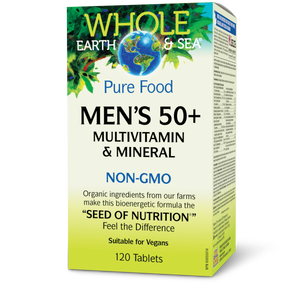 Whole Earth & Sea® Men's 50+ Multivitamin & Mineral   120 Tablets