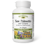 Natural Factors Saw Palmetto  with Lycopene     90 Softgels