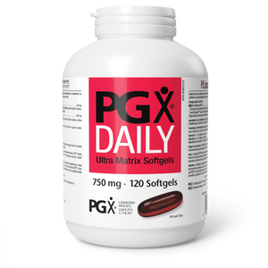 Natural Factors PGX® Daily Ultra Matrix Softgels  750 mg  120 Softgels