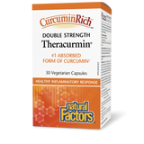 Natural Factors Theracurmin CurcuminRich  Double Strength   60 mg  30 Vegetarian Capsules