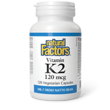 K2 120MCG 120VCAP NFACTEURS