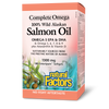 Natural Factors Complete Omega 100% Wild Alaskan Salmon Oil  1300 mg  180 Enteripure® Softgels