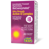 Natural Factors BioCoenzymated™ Active B Complex   Ultra Strength    60 Vegetarian Capsules