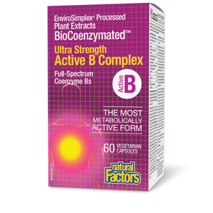 Natural Factors BioCoenzymated™ Active B Complex   Ultra Strength    60 Vegetarian Capsules