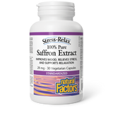 Natural Factors Saffron Extract 100% Pure Standardized  28 mg  30 Vegetarian Capsules