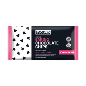 CHIPS CHOCOLATE 255G 100% CACAO EVOLVED