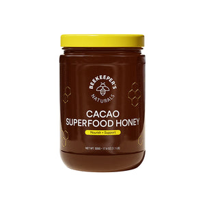 HONEY SUPERFOOD CACAO 500G BEEKEEPERS