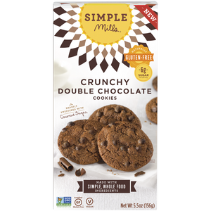 CRUNCHY COOKIES 156G DOUBLE CHOCOLATE