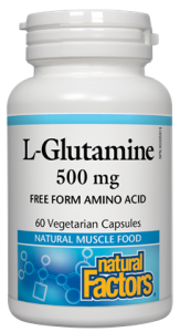 GLUTAMINE 500MG 60CAP NATURAL FACTORS
