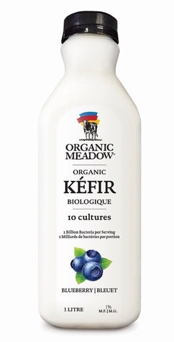 KEFIR BLUEBERRY 1% ORGANIC MEADOWS