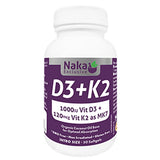 D3+K2 (mk7) VIT 50 GÉLULES NAKA