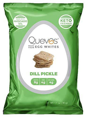 CHIPS KETO 30G DILL PICKLE QUEVOS