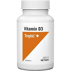 D3-VIT 1000IU 180TAB TROPHIC