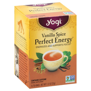 TEA YOGI VANILLA SPICE PERFECT ENERGY