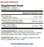 ZINC + SELENIUM 30 liquid capsules