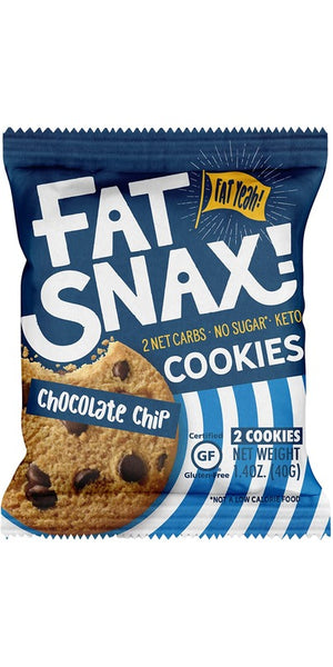 COOKIE KETO 2*40G CHOCOLATE CHIPS FAT SNAX