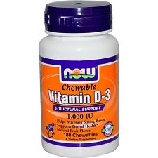 D3-VIT 1000IU 180TAB CHEWABLE