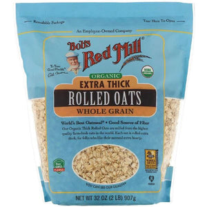 ROLLED OATS 907G ORGANIC EXTRA THICK