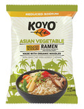 NOUILLES 60G RAMEN FAIBLE SODIUM LÉGUMES ASIATIQUES