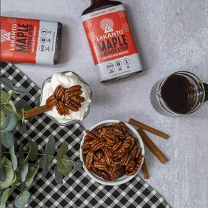 MAPLE FLAVORED SYRUP 388ml LAKANTO