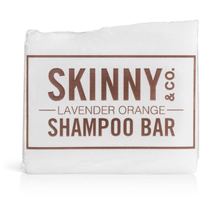 Skinny Natural Shampoo Bar - Lavender & Orange